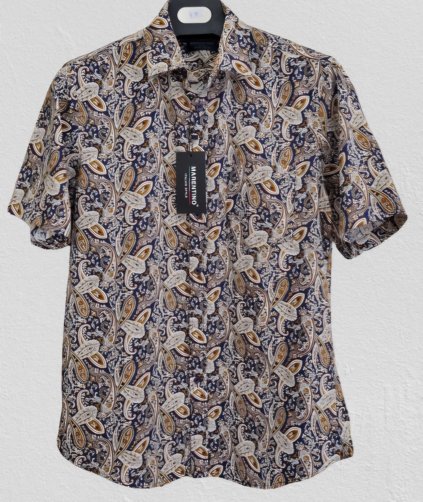 PAISLEY BROWN SHORT SLEEVE SHIRT