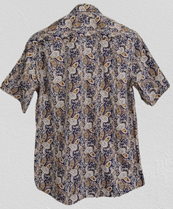 PAISLEY BROWN SHORT SLEEVE SHIRT