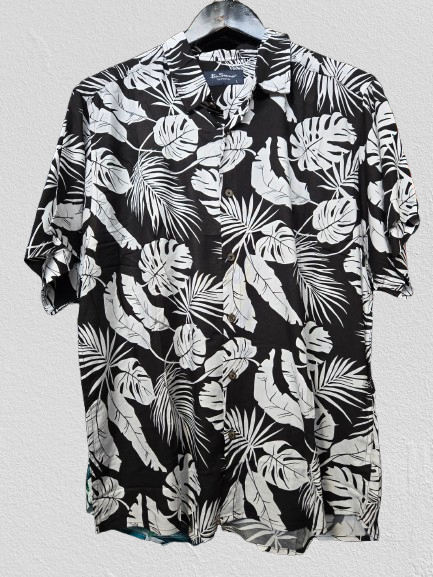 LIBERTY PALM PRINT SHORT SLEEVE SHIRT