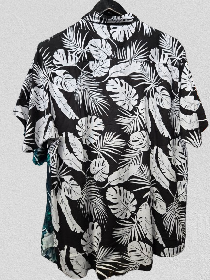 LIBERTY PALM PRINT SHORT SLEEVE SHIRT