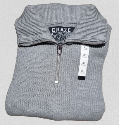 Half zip 2025 wool jumper mens
