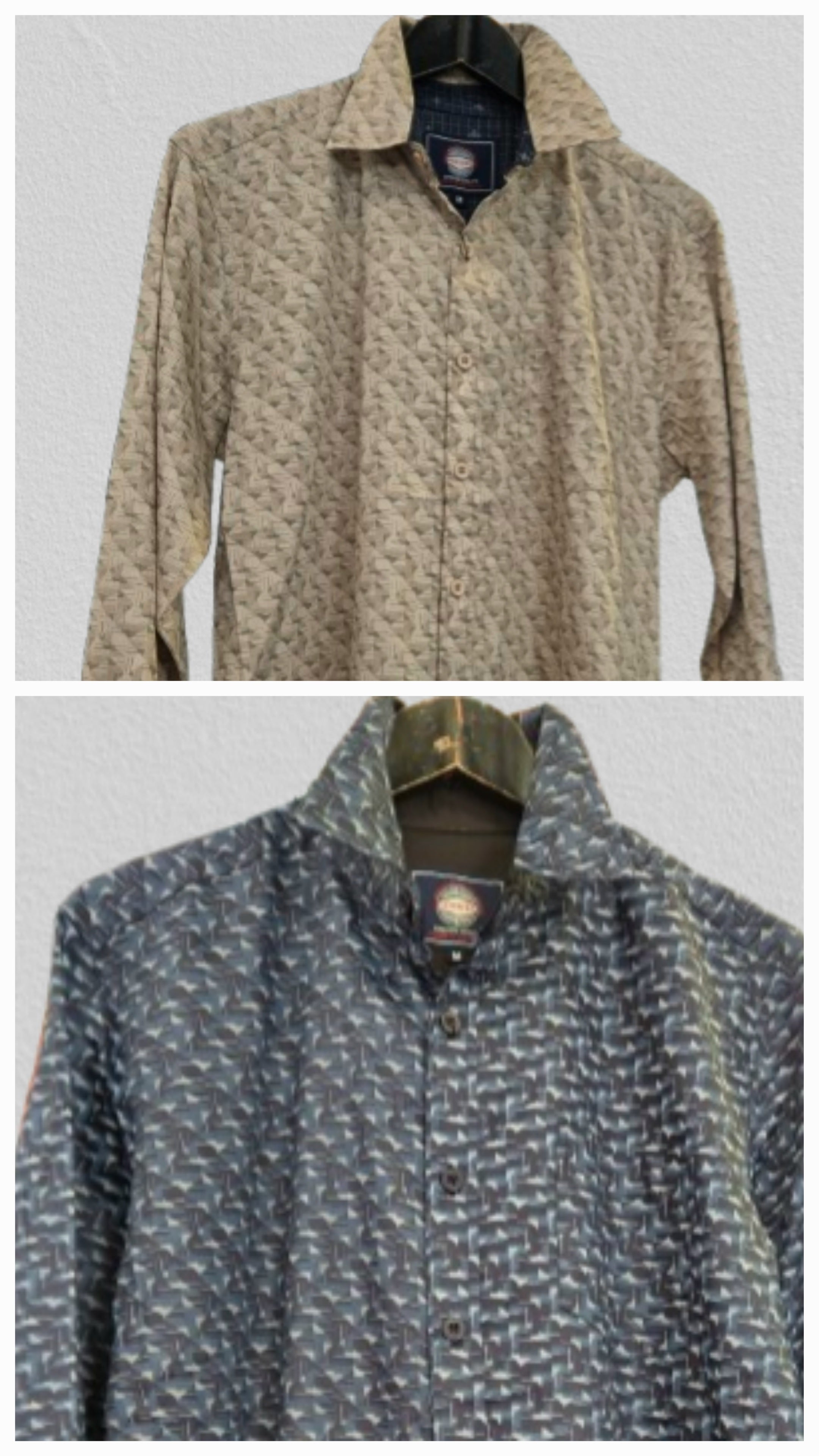 ABSTRACT PRINT LONG SLEEVE SHIRT